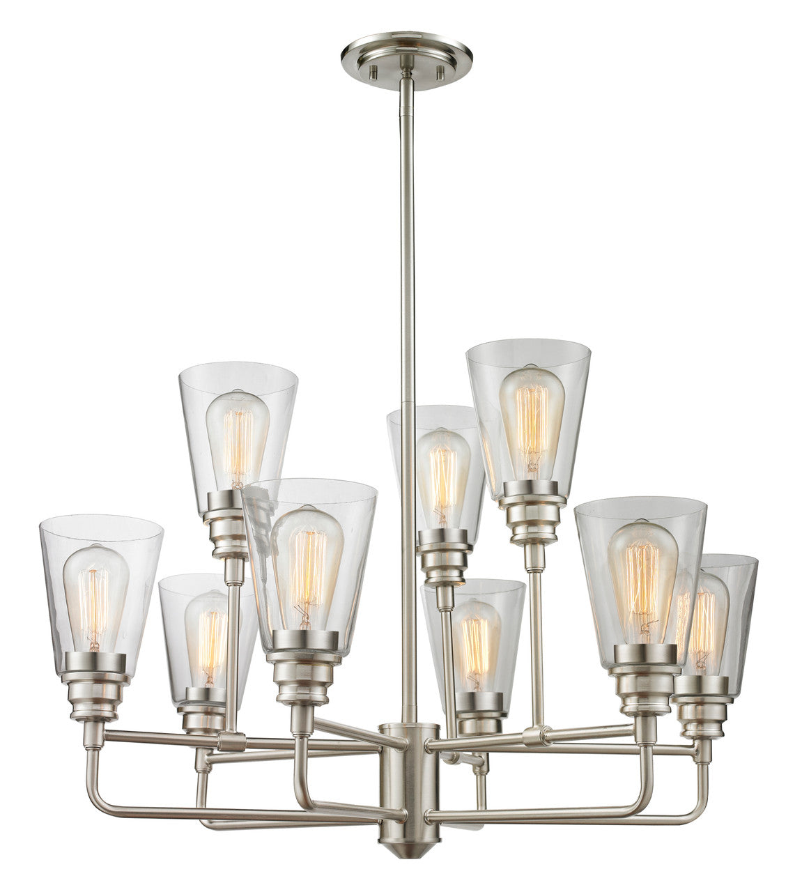 Z-Lite Annora Chandelier in Brushed Nickel 428-9-BN