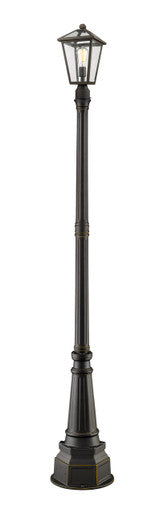 Z-Lite Talbot 1 Light Outdoor Post Mounted Fixture in Oil Rubbed Bronze 579PHMR-564P-ORB