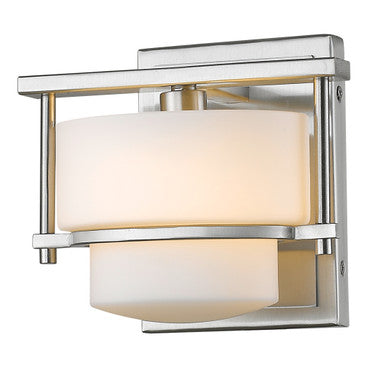 Z-Lite Porter 1 Light Wall Sconce in Brushed Nickel 3030-1S-BN