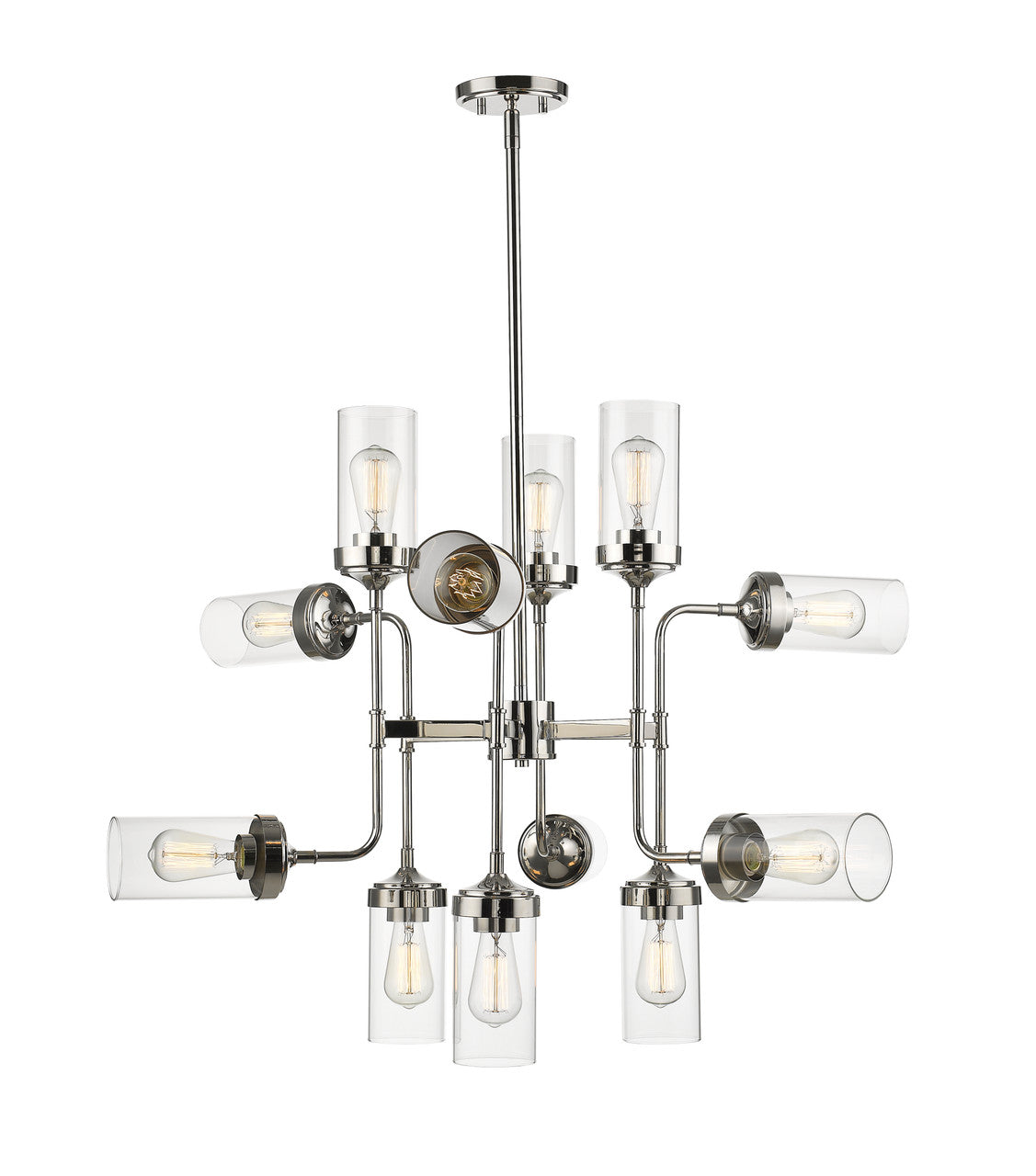 Z-Lite Calliope Pendant in Polished Nickel 617-12PN