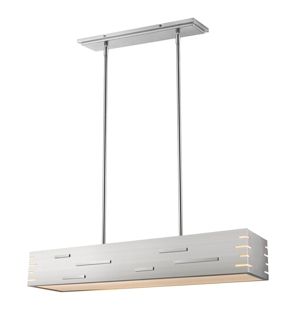 Z-Lite Loek Chandelier in Brushed Nickel 332-34BN-LED