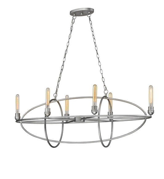 Z-Lite Persis Chandelier in Old Silver 3000-6OS