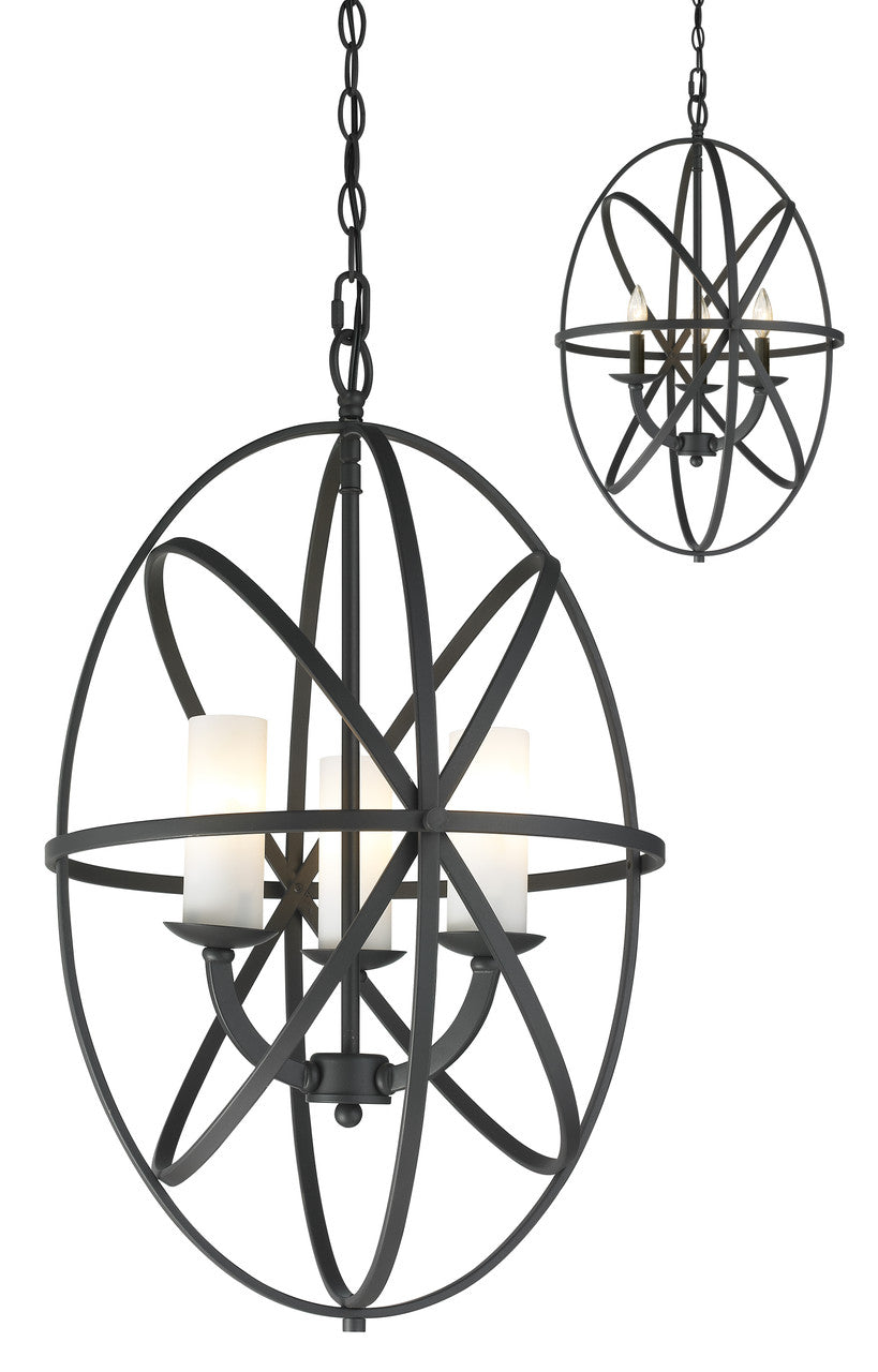 Z-Lite Aranya Pendant in Bronze 6027-3S-BRZ