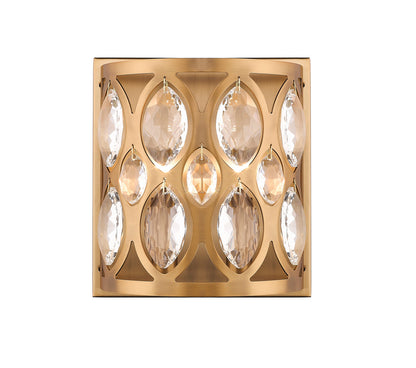 Z-Lite Dealey 2 Light Wall Sconce in Heirloom Brass 6010-2S-HB