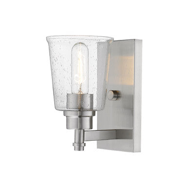 Z-Lite Bohin 1 Light Wall Sconce in Brushed Nickel  464-1S-BN