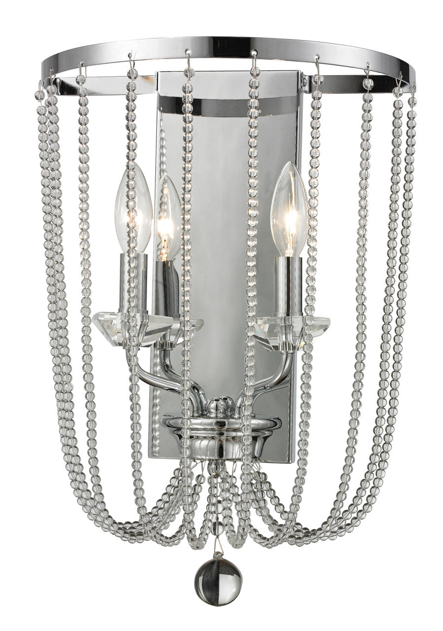 Z-Lite Serenade Wall Sconce in Chrome 429-2W-CH