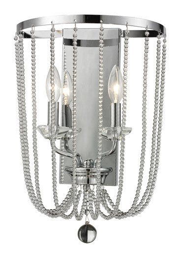 Z-Lite Serenade 2 Light Wall Sconce in Chrome 429-2W-CH