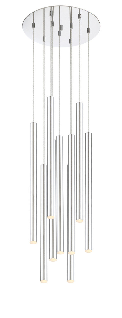 Z-Lite Forest Chandelier in Chrome 917MP24-CH-LED-9RCH