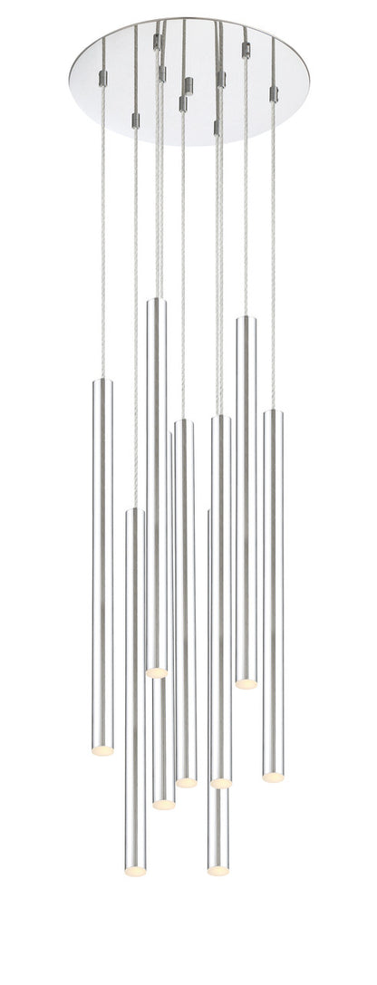 Z-Lite Forest Chandelier in Chrome 917MP24-CH-LED-9RCH