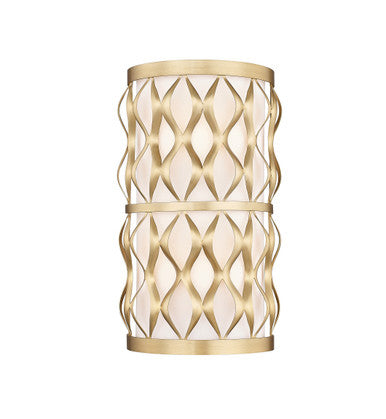 Z-Lite Harden 2 Light Wall Sconce in Modern Gold 1948-2S-MGLD