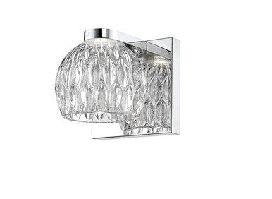 Z-Lite Laurentian 1 Light Wall Sconce in Chrome 909-1S-LED