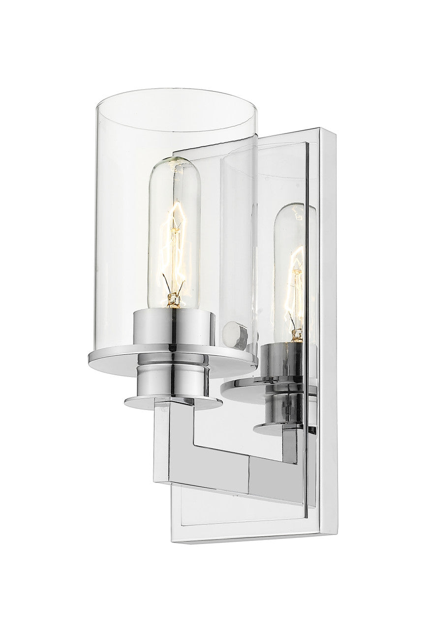 Z-Lite Savannah 1 Light Wall Sconce in Chrome 462-1S-CH