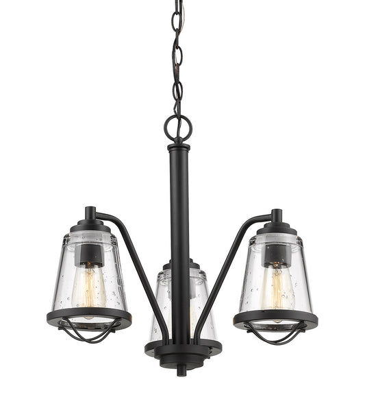 Z-Lite Mariner Chandelier in Bronze 444-3-BRZ