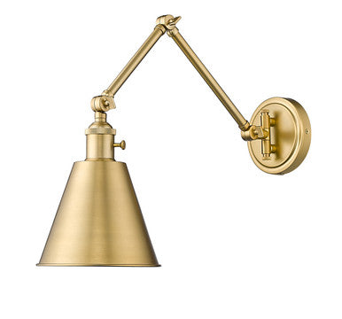 Z-Lite Gayson 1 Light Wall Sconce in Modern Gold 349S-MGLD