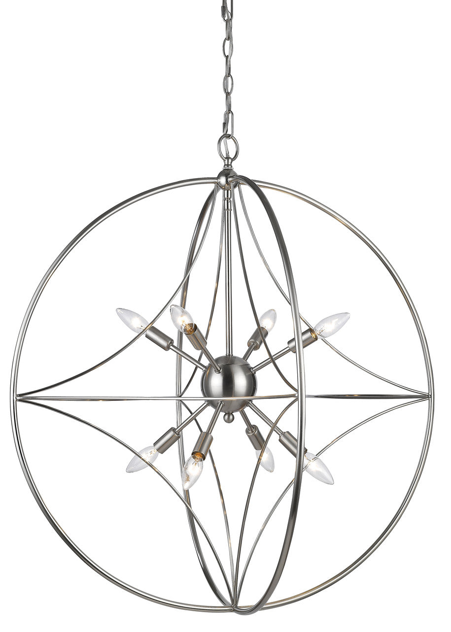 Z-Lite Cortez Pendant in Brushed Nickel 452-30BN