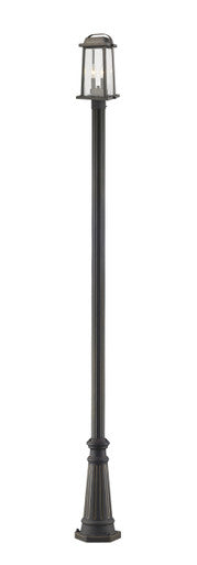 Z-Lite Millworks 2 Light Outdoor Post Mounted Fixture in Oil Rubbed Bronze 574PHMR-519P-ORB