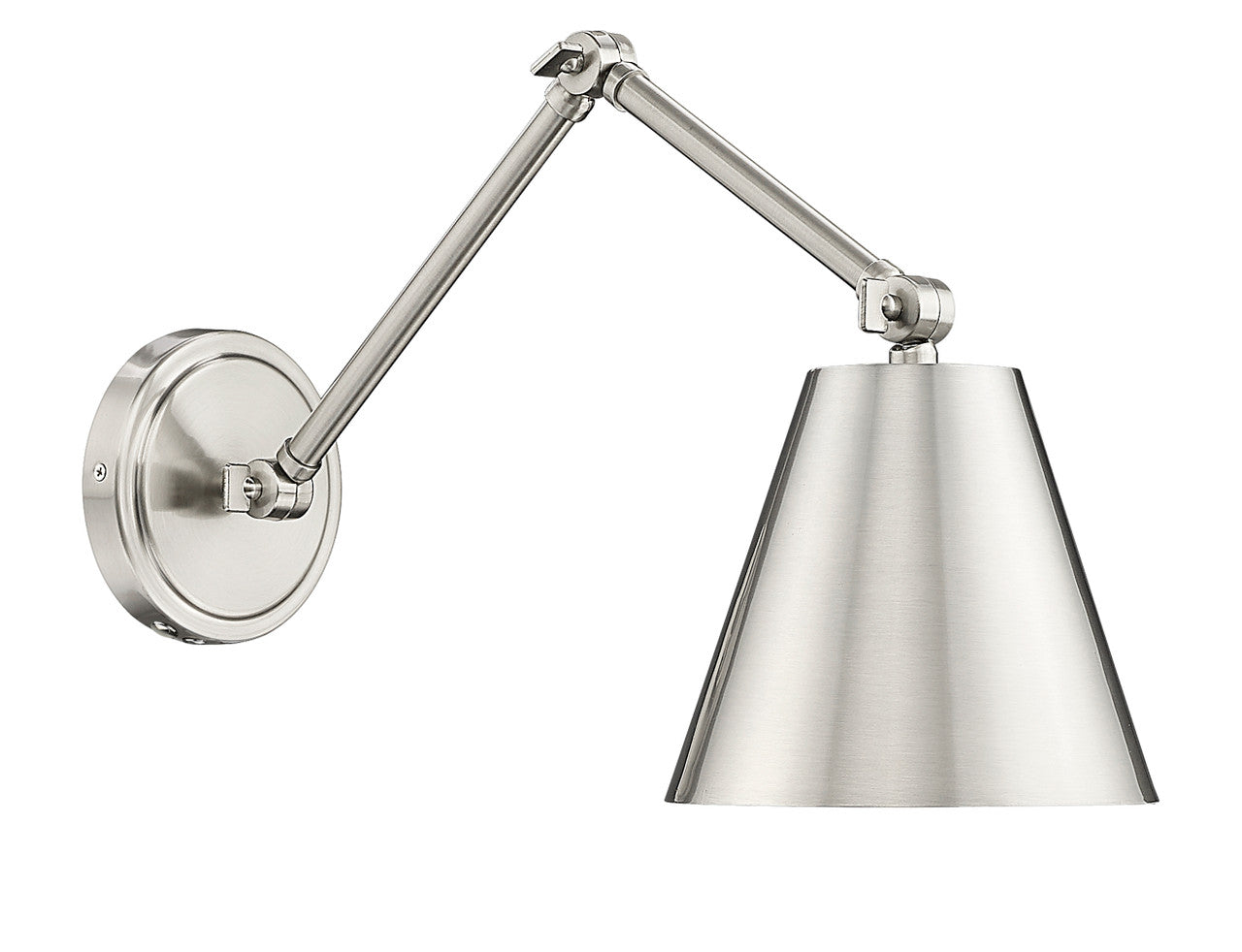 Z-LITE Regent 1 Light Wall Sconce in Brushed Nickel 347S-BN