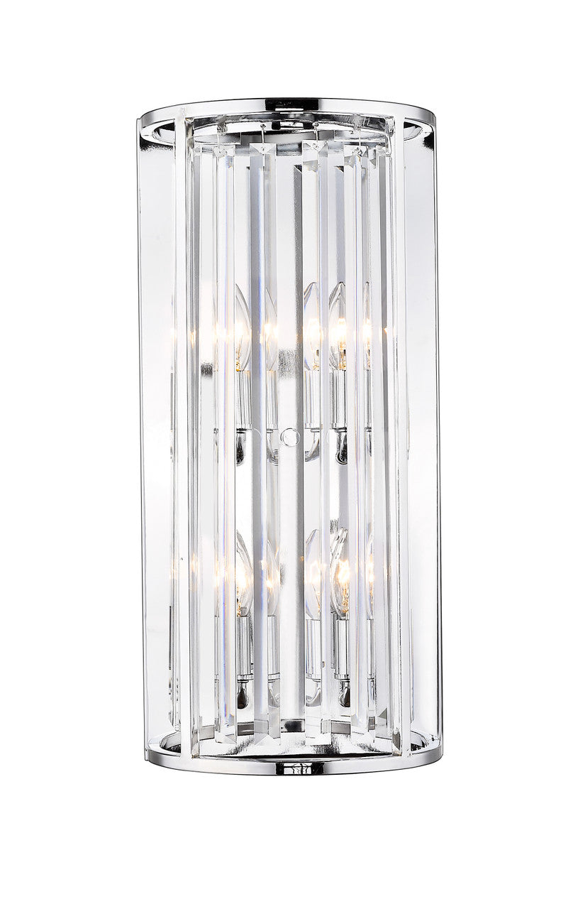 Z-Lite Monarch Wall Sconce in Chrome 439-4S-CH