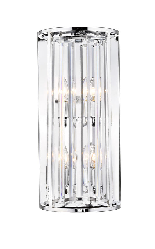 Z-Lite Monarch Wall Sconce in Chrome 439-4S-CH