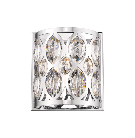 Z-Lite Dealey 2 Light Wall Sconce in Chrome 6010-2S-CH