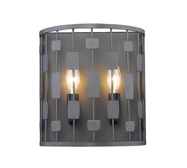 Z-Lite Almet 2 Light Wall Sconce in Bronze 430-2S-BRZ