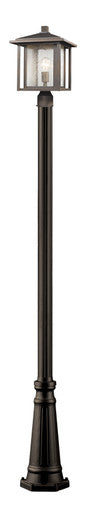 Z-Lite Aspen 1 Light Outdoor Post Mounted Fixture in Oil Rubbed Bronze 554PHB-519P-ORB