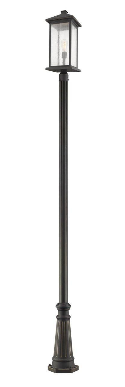 Z-Lite Portland Outdoor Post Mounted Fixture in Oil Rubbed Bronze 531PHBXLR-519P-ORB