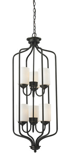 Z-Lite Cardinal 6 Light Pendant in Olde Bronze 414-40