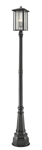 Z-Lite Aspen 3 Light Outdoor Post Mounted Fixture in Black 554PHXLR-564P-BK