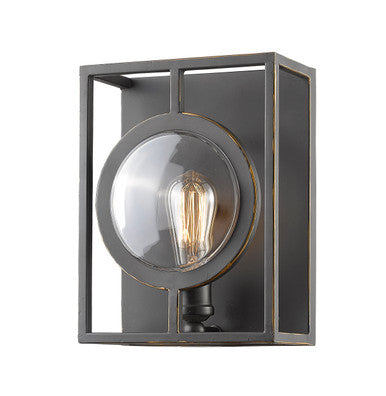 Z-Lite Port 1 Light Wall Sconce in Olde Bronze 448-1S-B-OB