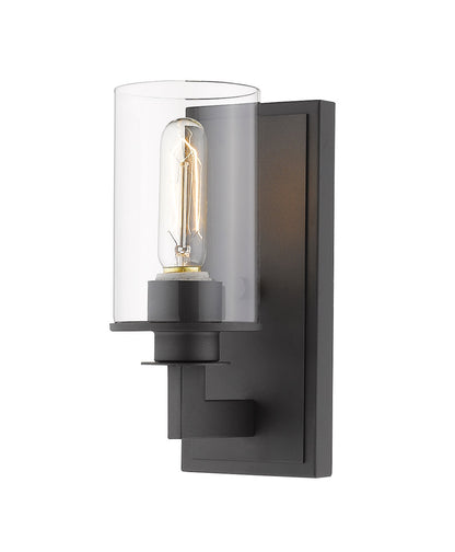 Z-Lite Savannah 1 Light Wall Sconce in Bronze 462-1S-BRZ