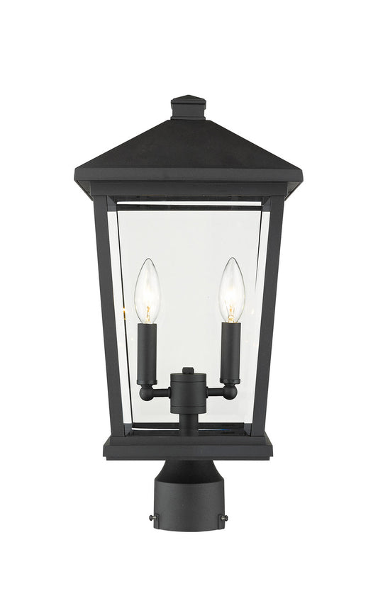 Z-Lite Beacon 2 Light Outdoor Post Mount Fixture in Oil Rubbed Bronze 568PHBR-ORB