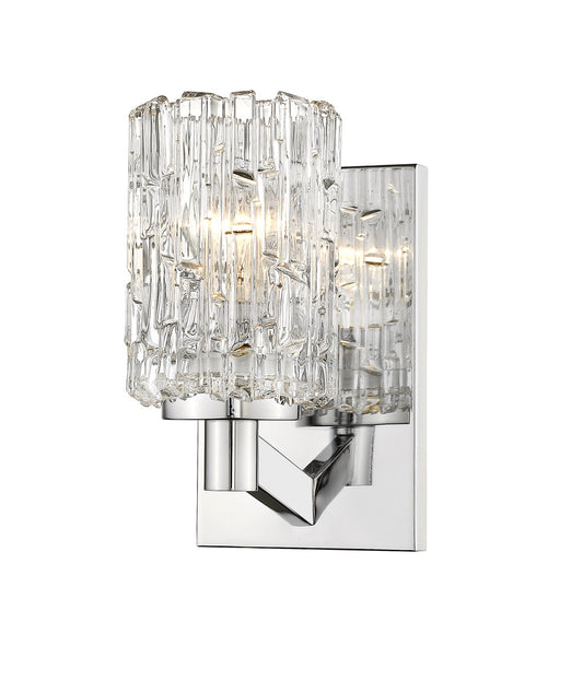 Z-Lite Aubrey 1 Light Wall Sconce in Chrome 1931-1S-CH