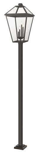 Z-Lite Talbot 4 Light Outdoor Post Mounted Fixture in Oil Rubbed Bronze 579PHXLXS-536P-ORB