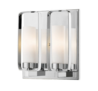 Z-Lite Aideen 2 Light Wall Sconce in Chrome 6000-2S-CH