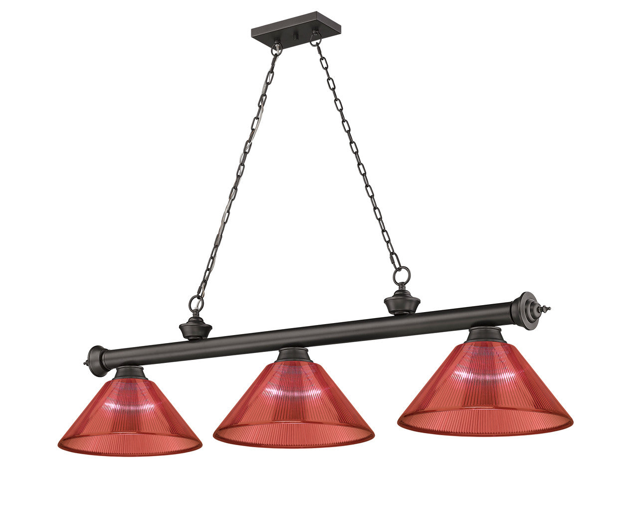 Z-Lite Cordon 3 Light Billiard in Bronze 2306-3BRZ-PRD