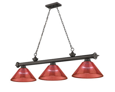 Z-Lite Cordon 3 Light Billiard in Bronze 2306-3BRZ-PRD