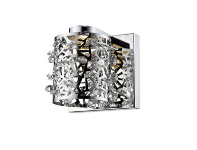 Z-Lite Fortuna 1 Light Wall Sconce in Chrome 906-1S-LED