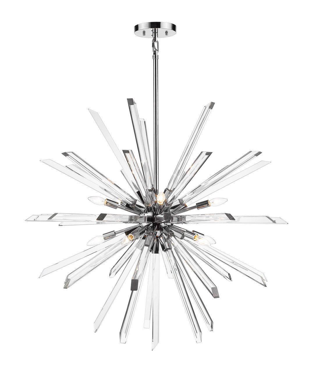 Z-Lite Burst Chandelier in Chrome 4003-10CH