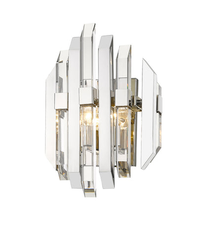 Z-Lite Bova Wall Sconce in Polished Nickel 4006S-PN