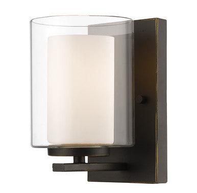 Z-Lite Willow 1 Light Wall Sconce in Olde Bronze 426-1S-OB