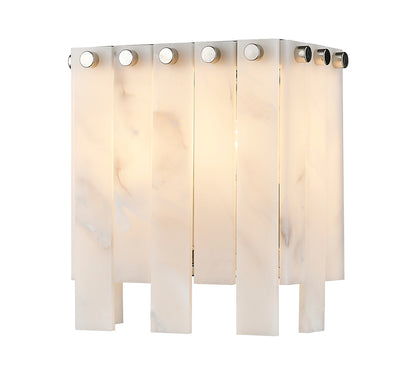 Z-Lite Viviana 2 Light Wall Sconce in Polished Nickel 345-2S-PN