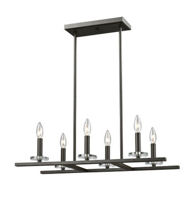 Z-Lite Verona 6 Light Pendant in Bronze 2010-6L-BRZ