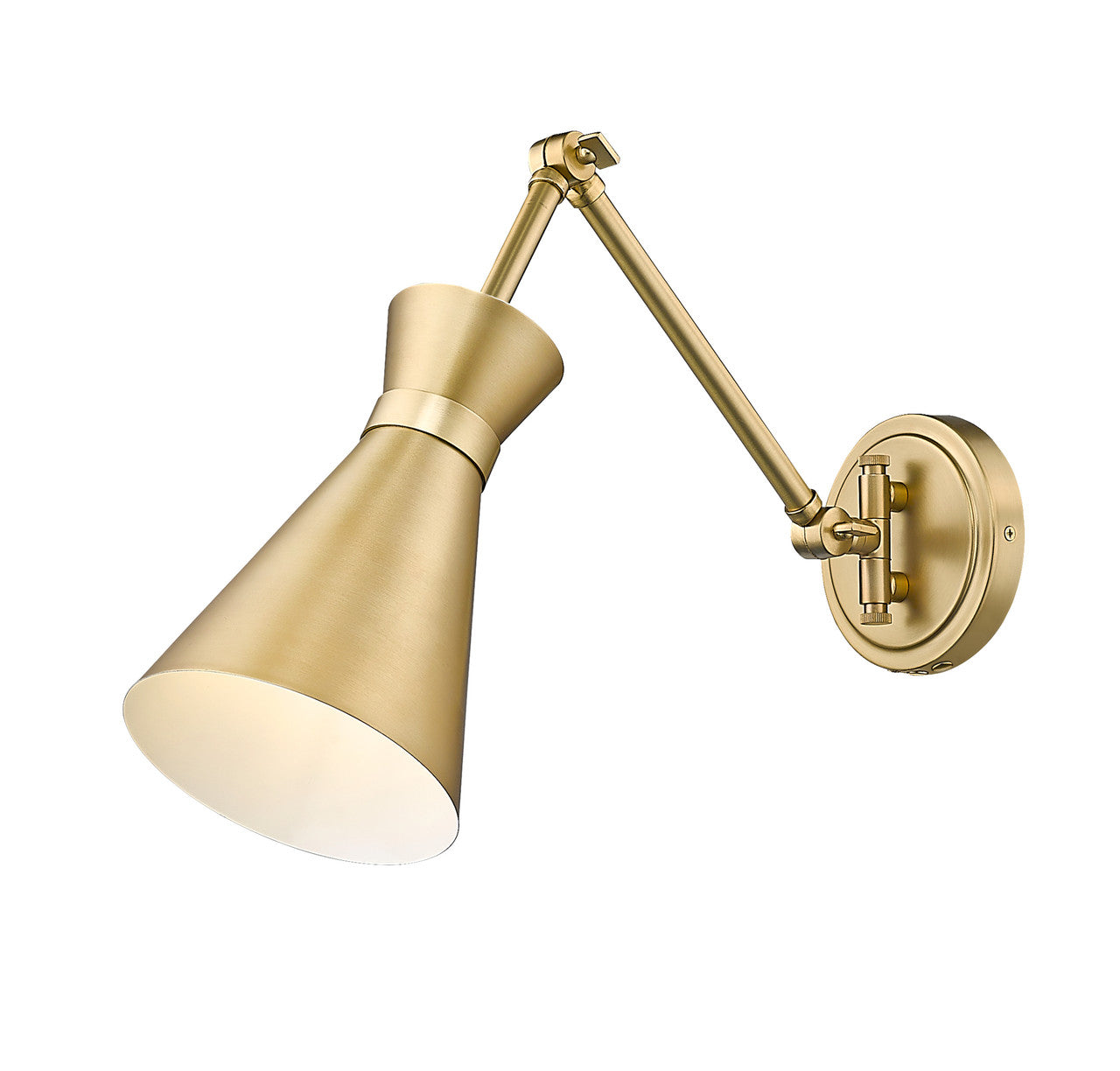 Z-LITE Soriano 1 Light Wall Sconce in Modern Gold 351S-MGLD