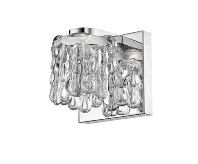 Z-Lite Tempest 1 Light Wall Sconce in Chrome 908-1S-LED