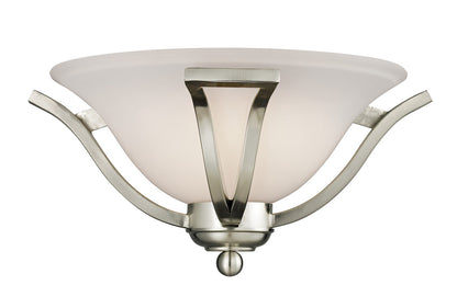 Z-Lite Lagoon 1 Light Wall Sconce in Brushed Nickel 704-1S-BN