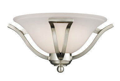 Z-Lite Lagoon 1 Light Wall Sconce in Brushed Nickel 704-1S-BN