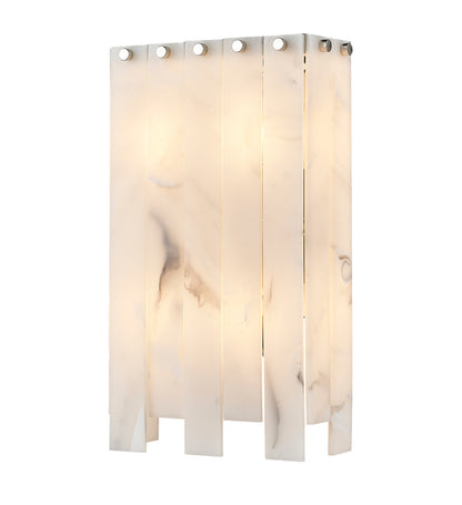 Z-Lite Viviana 4 Light Wall Sconce in Polished Nickel 345-4S-PN