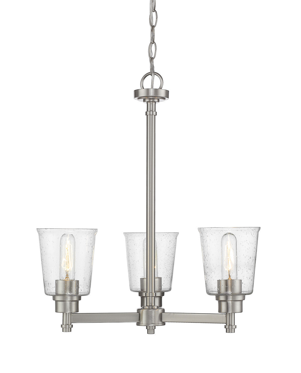 Z-Lite Bohin Chandelier in Brushed Nickel  464-3BN