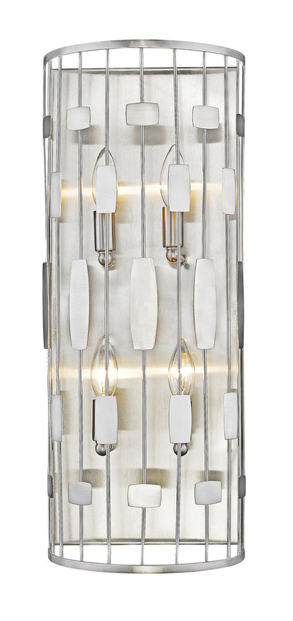 Z-Lite Almet Wall Sconce in Brushed Nickel 430-4S-BN